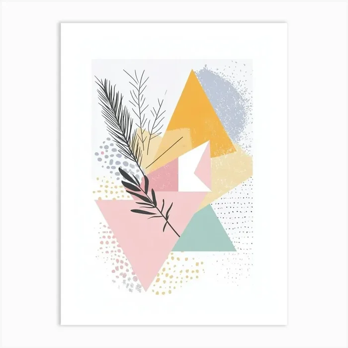 Abstract Geometric Print 7 Art Print by IsmailKhan
