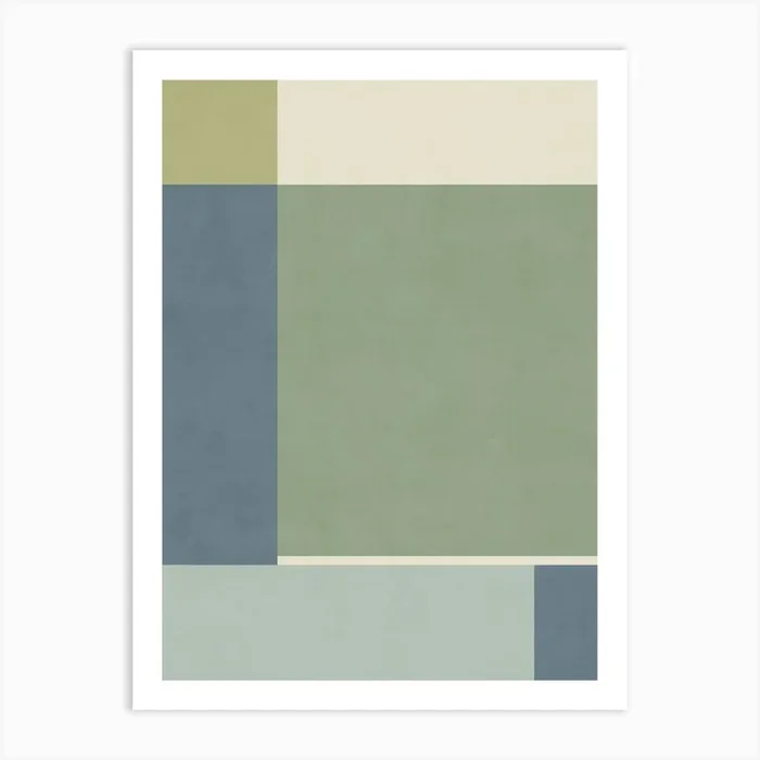 Abstract Geometric Shapes 05 94 Art Print by My Favorite Arts