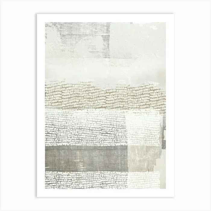 Abstract Minimal Mixed Media 1 Art Print by Line2Form