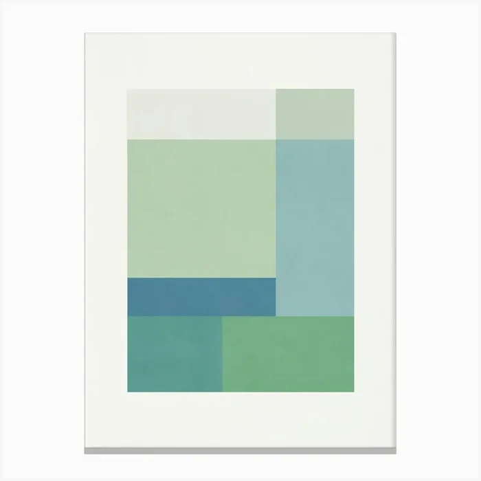 ABSTRACT MINIMALIST GEOMETRY – AG 01 Canvas Print by My Favorite Arts