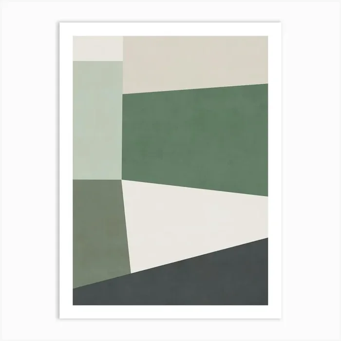 ABSTRACT MINIMALIST GEOMETRY – GE01 Art Print by My Favorite Arts