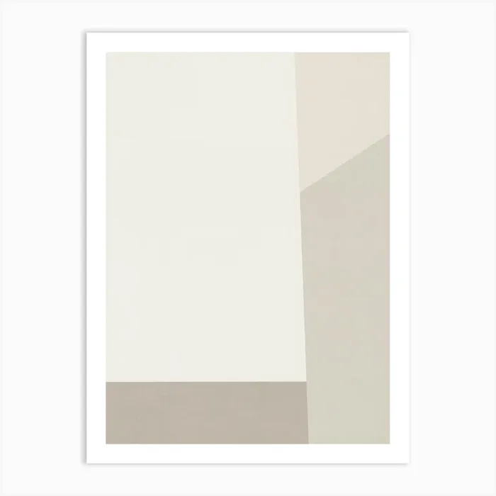 ABSTRACT MINIMALIST GEOMETRY – OW05 Art Print by My Favorite Arts