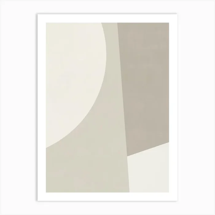 ABSTRACT MINIMALIST GEOMETRY – OW06 Art Print by My Favorite Arts