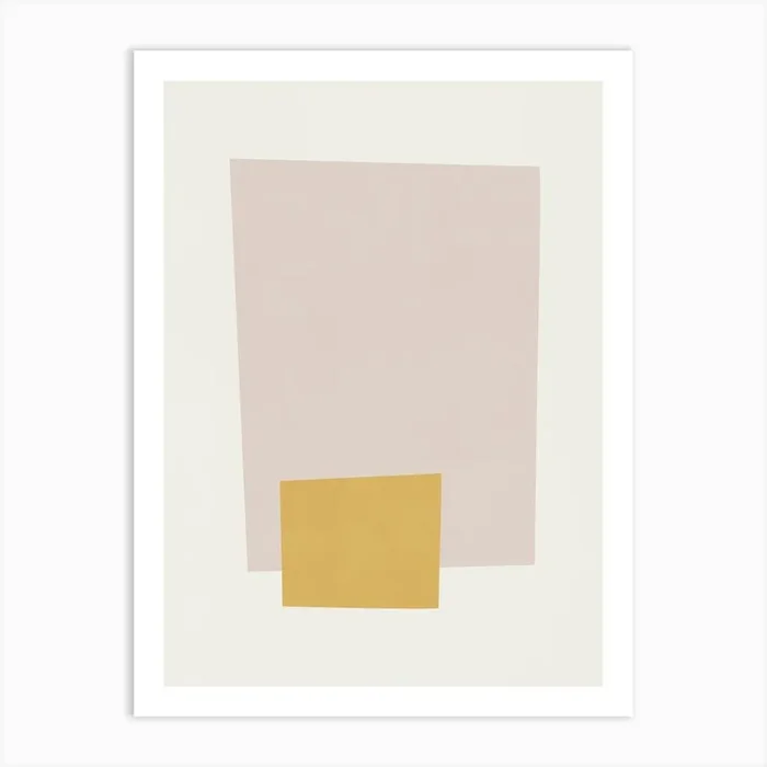 ABSTRACT MINIMALIST GEOMETRY – YC01 Art Print by My Favorite Arts