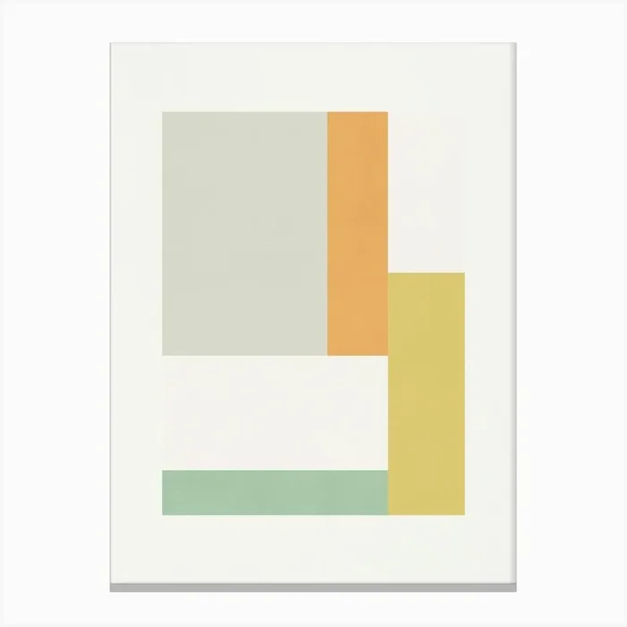 ABSTRACT MINIMALIST GEOMETRY – YG02 Canvas Print by My Favorite Arts