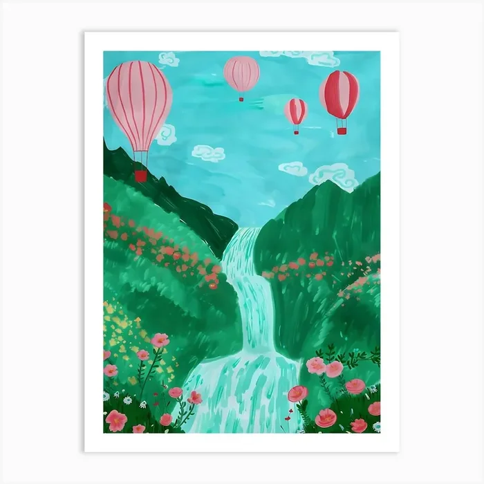 Abstract Mountain Art Print by Modus Art Studio