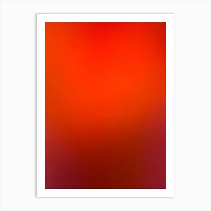 Abstract Orange Background Art Print by Manuela