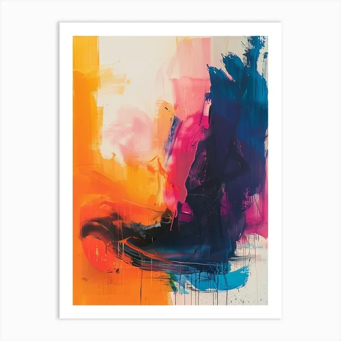 Abstract Painting 19 Art Print by DamianLuna