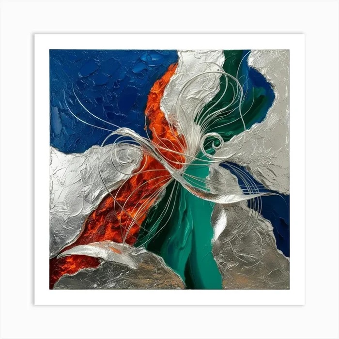 Abstract Painting 2 Art Print by Mohammad art