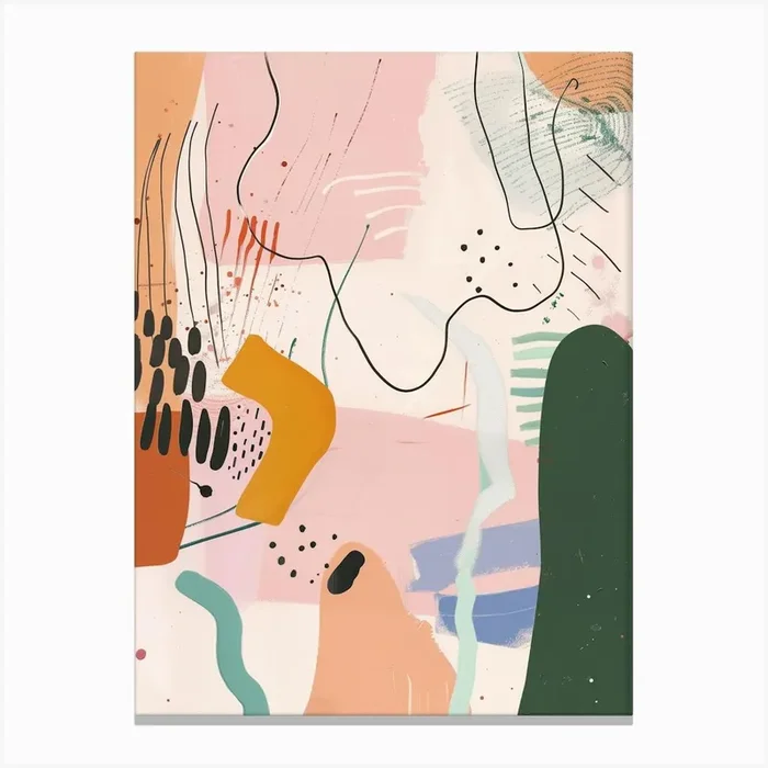 Abstract Painting 2 Canvas Print by DamianLuna