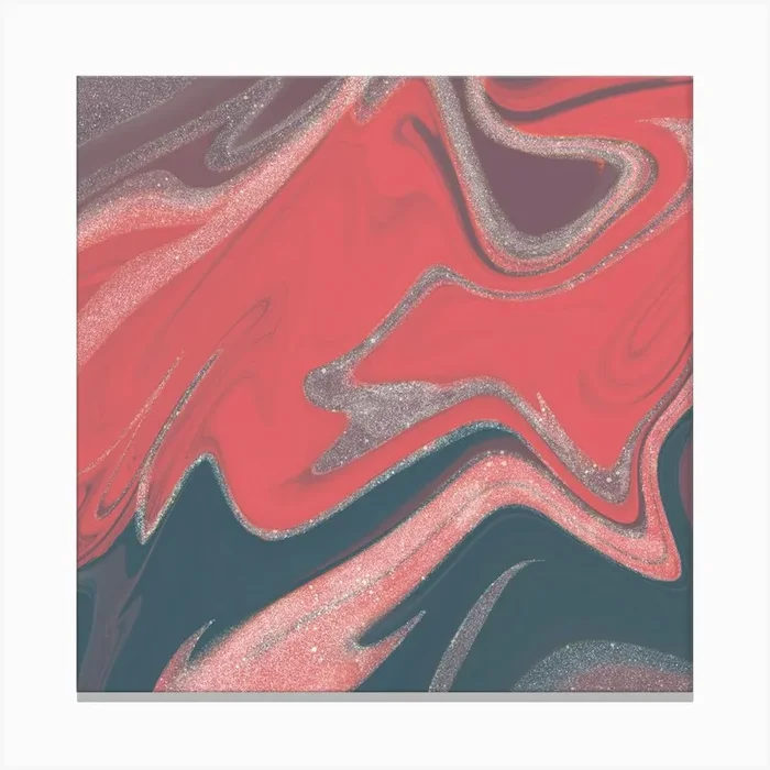 Abstract Painting 2 Canvas Print by Tārā Design Studio
