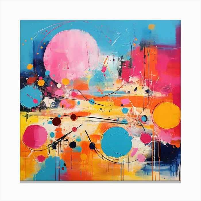 Abstract Painting 29 Canvas Print by Olya Enina