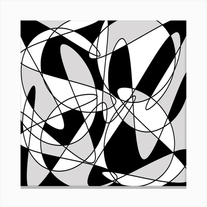 Abstract Painting 3 Canvas PrintKA by K.S ART