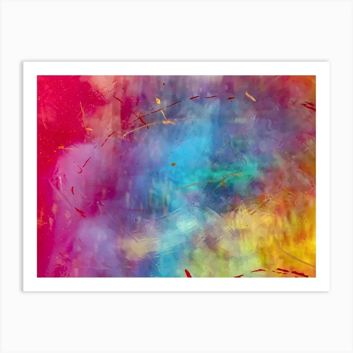 Abstract Painting 44 Art Print by UpCreative