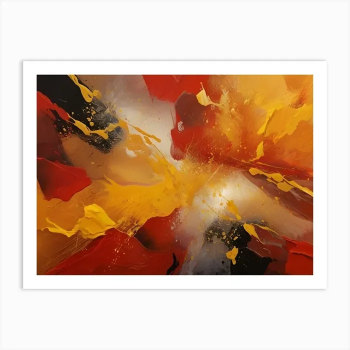 Abstract Painting 7 Art Print by markoadamo