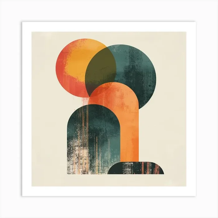 Abstract Painting 93 Art Print by AI & Designs by Nina