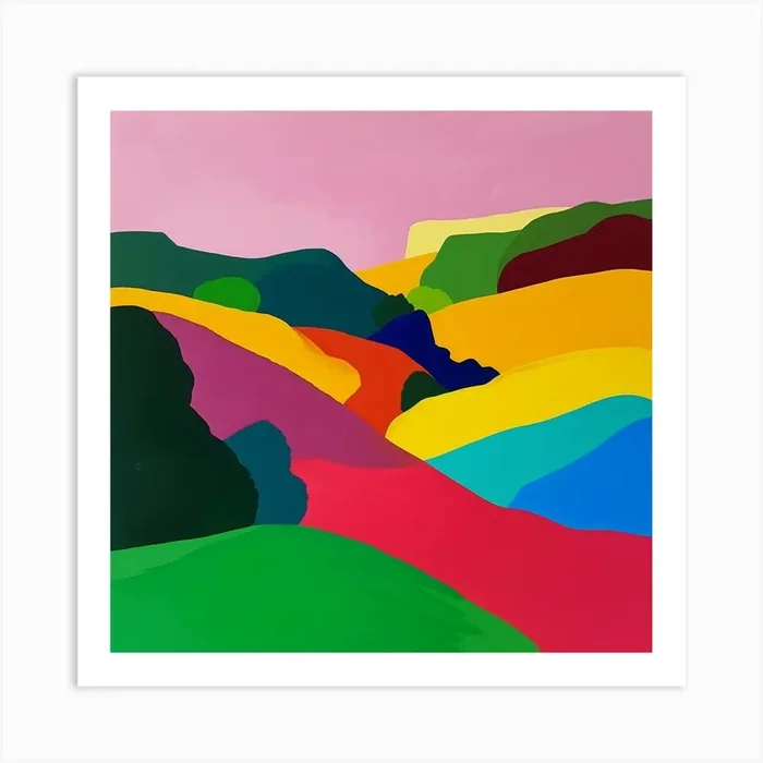 Abstract Park Collection Hampstead Heath London 2 Art Print by Hue Horizons Art Prints