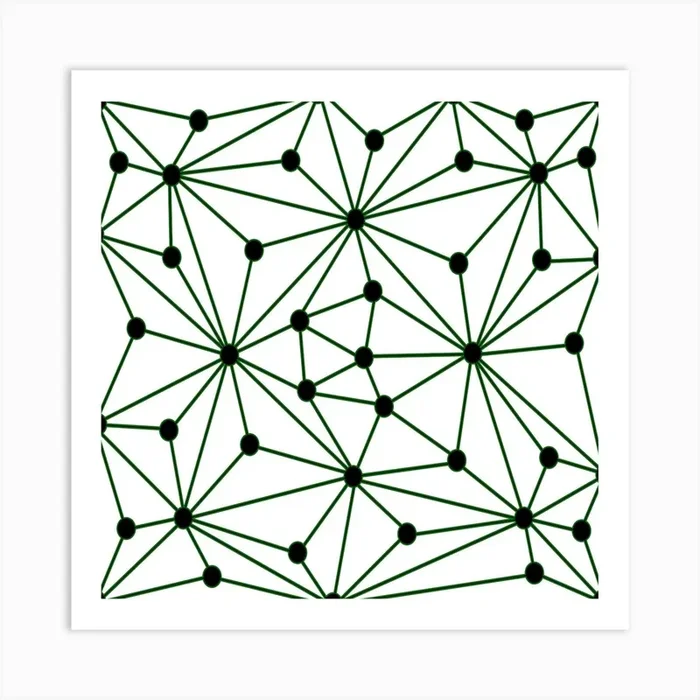 Abstract Seamless Pattern 1 Art PrintKA by K.S ART