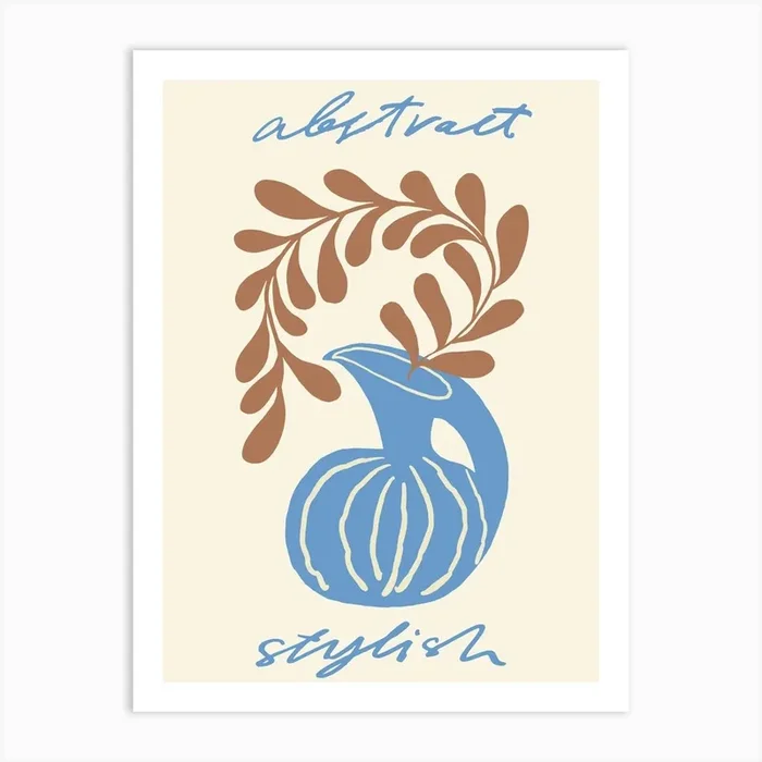Abstract Style 2 Art Print by Henri Matisse Style Prints