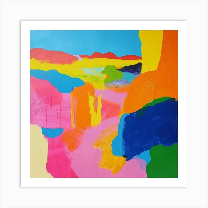 Abstract Travel Collection Leon Nicaragua Art Print by Hue Horizons Art Prints