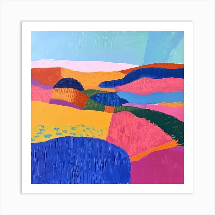 Abstract Travel Collection Malawi 1 Art Print by Hue Horizons Art Prints