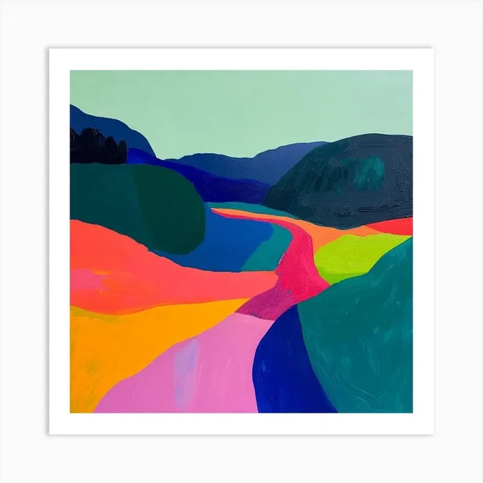 Abstract Travel Collection Poland 1 Art Print by Hue Horizons Art Prints