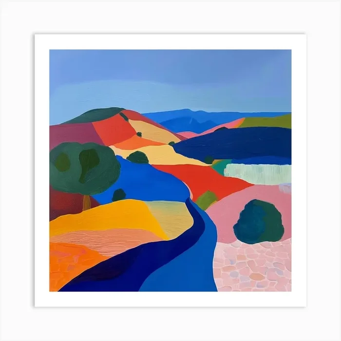 Abstract Travel Collection Portugal 6 Art Print by Hue Horizons Art Prints