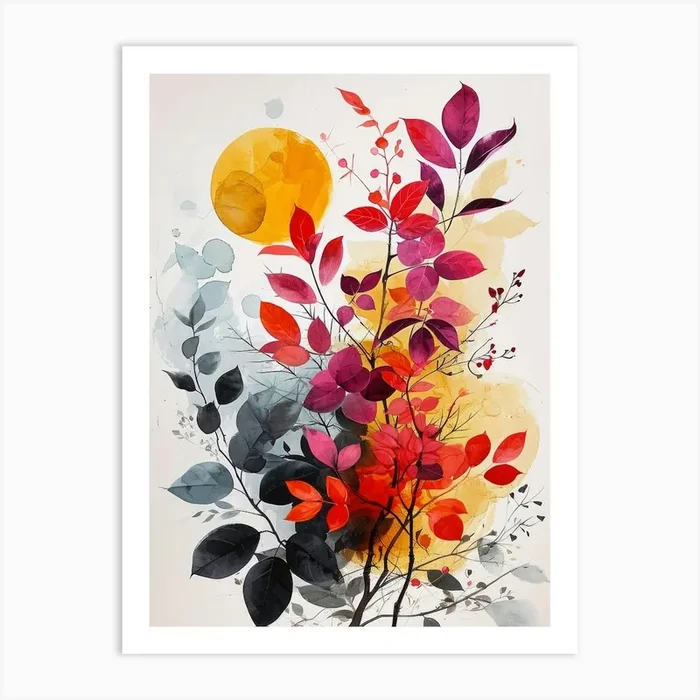 Abstract Watercolor Painting 2 Art Print by JBJart Justyna Jaszke
