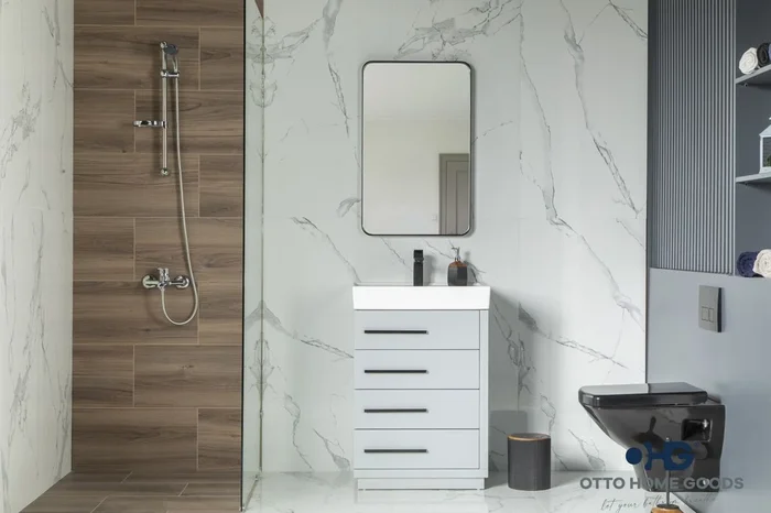Adora 24 ” Light Gray Bathroom Cabinet