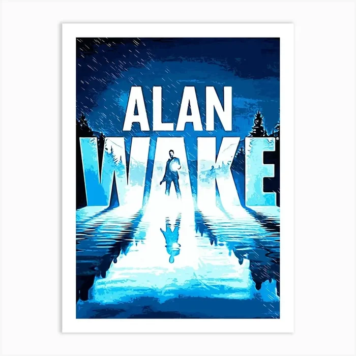 Alan Wake Art Print by ontoseno