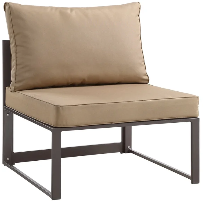 Alfresco Outdoor Patio Armless Chair