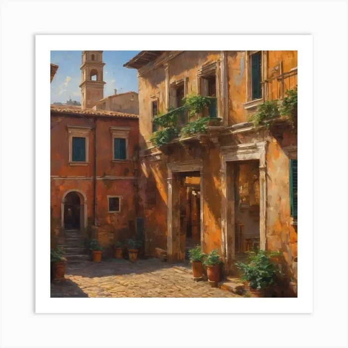 Alleyway Art Print by VerdeBloom