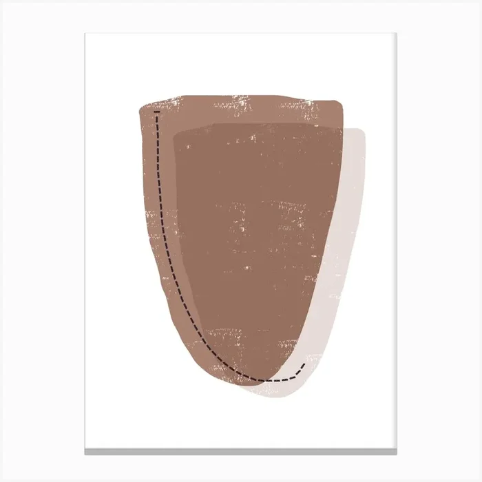 Allure of Brown Canvas Print by Aivy Art Studio