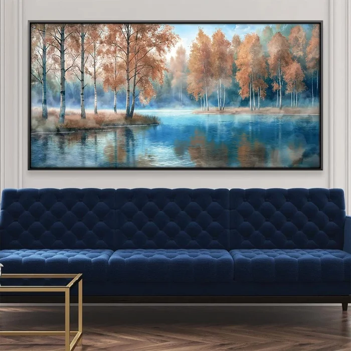 Amber Waterscape Canvas