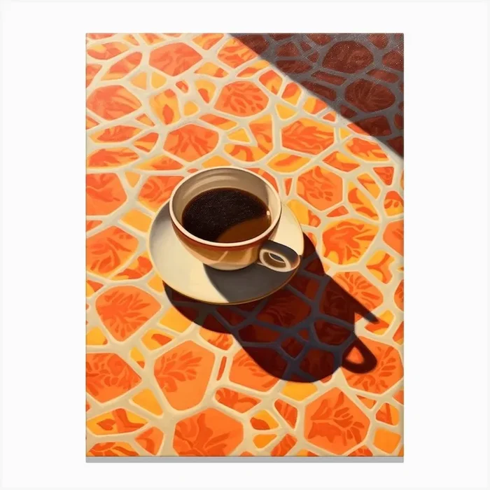 Americano Canvas Print by Artful Appetite