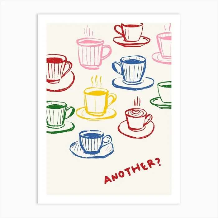 Another Coffee Art PrintA by Alluvion