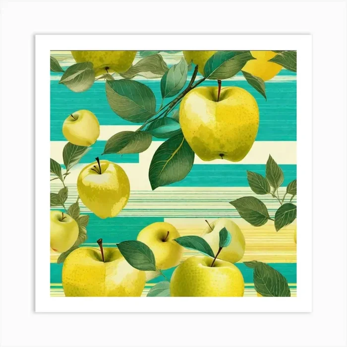 Apple tree Art Print by ZCOGRAPHICS