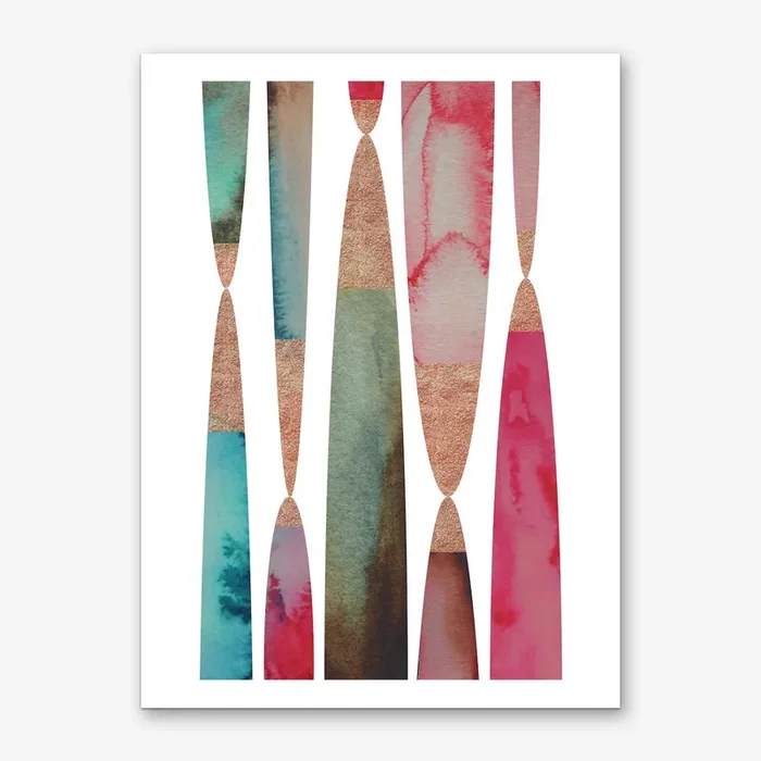 Aqua 4 Art Print by Sabrina Ziegenhorn