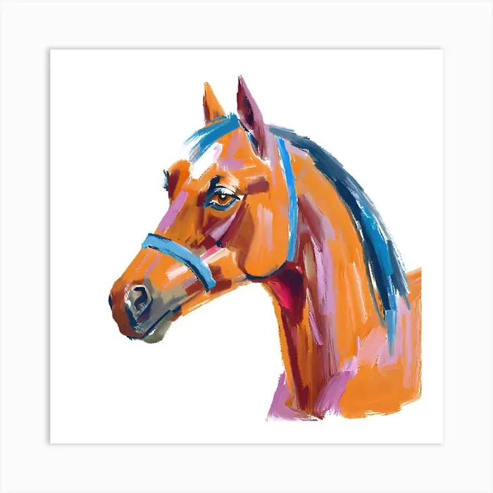Arabian Horse 02 Art Print by Lisa Baum
