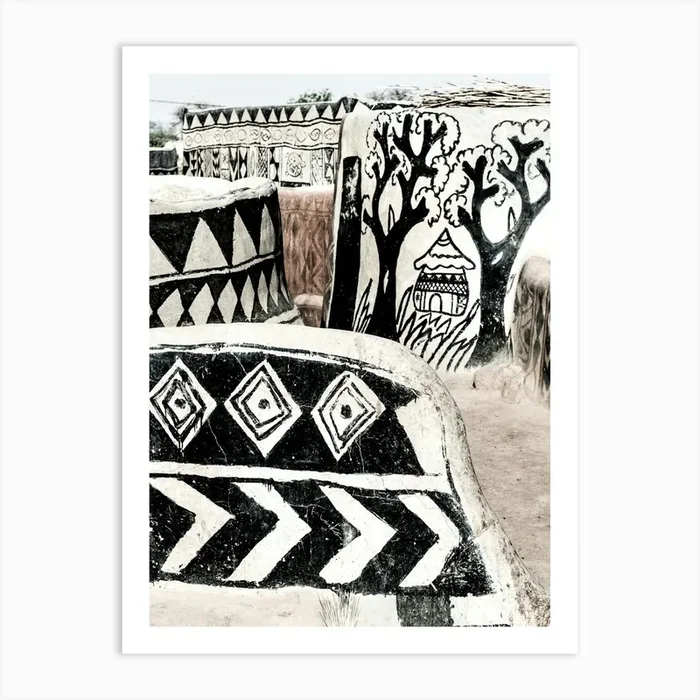 Architecture In Burkina Faso In West Africa Art PrintP by Photolovers