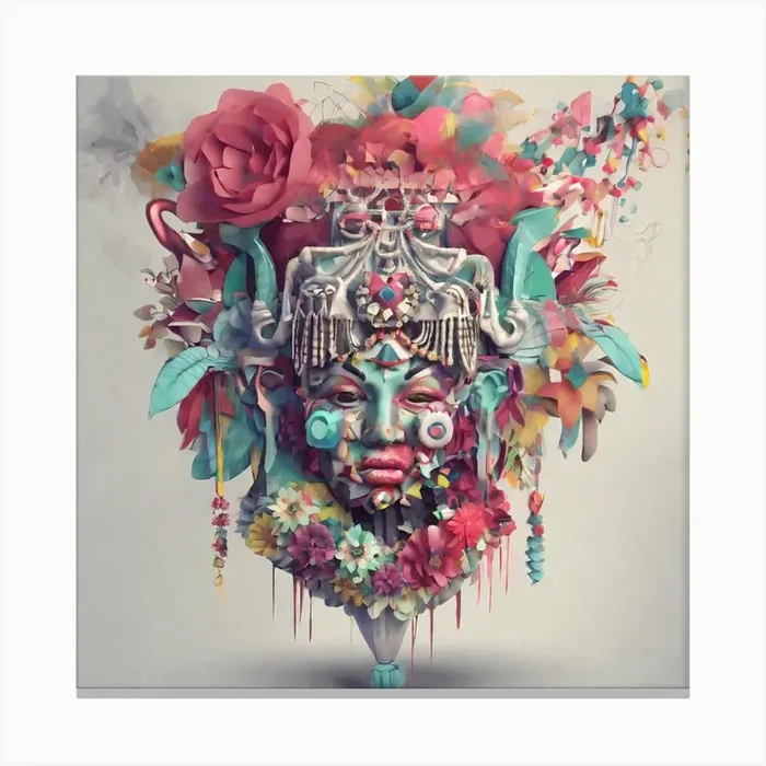 Asian Head Canvas Print by Picture Perfect