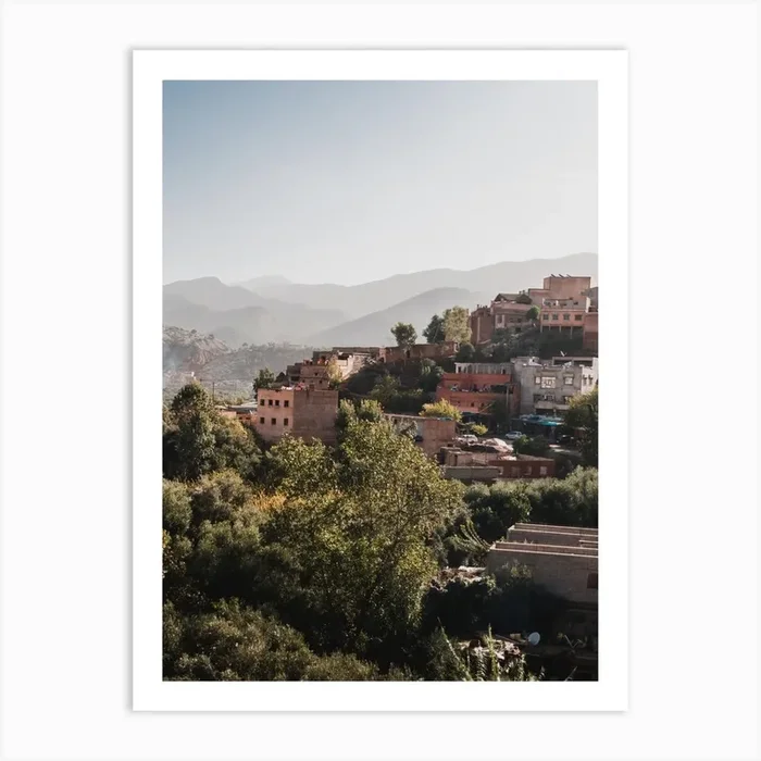Atlas Mountains Morocco | Travel Photography poster Art PrintDD by Dayenne Design