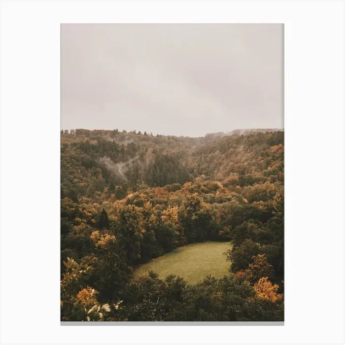 Autumn In Germany Canvas PrintIP by Inkish Prints
