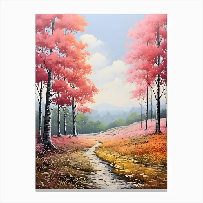 Autumn Path Canvas Print by DigitalDoodle