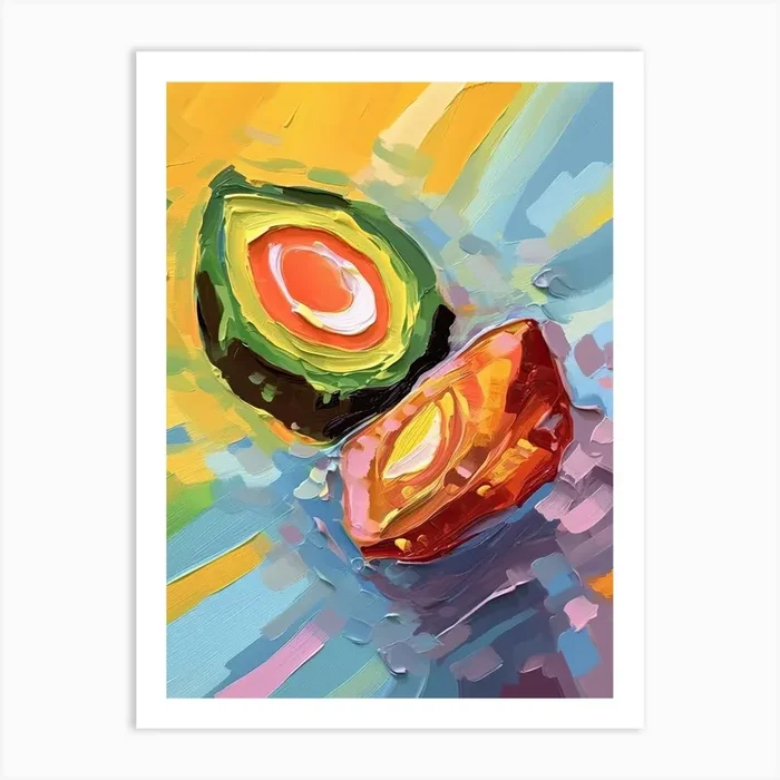 Avocado Painting 4 Art Print by PopArt Pals