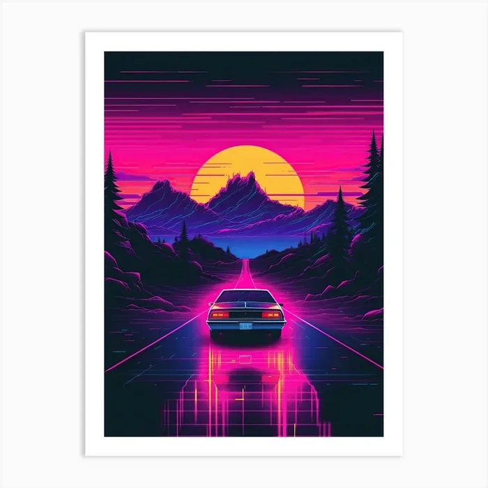 Back To The Future 1 Art PrintL by Liberta