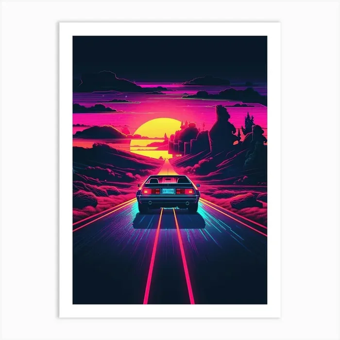 Back To The Future 4 Art PrintL by Liberta