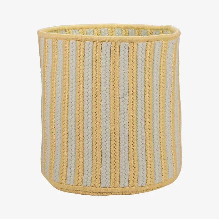 Baja Stripe Basket – Yellow by Colonial Mills