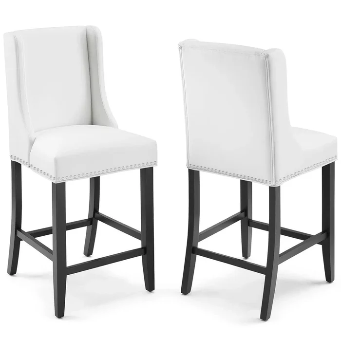 Baron Faux Leather Counter Stool Set of 2