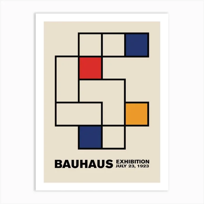 Bauhaus Exhibition Art Print by Scandinavian Design